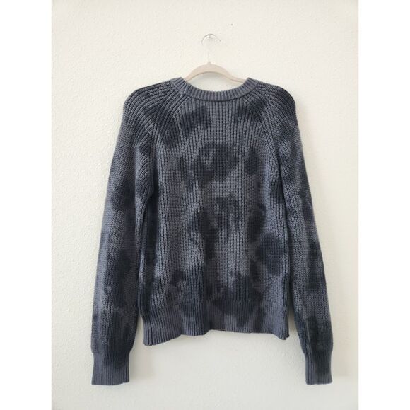 Rails - Navy Blue & Onyx Black Tie-Dye Crewneck Sweater | Size S‎ - Picture 6 of 6